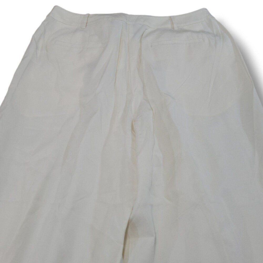 New Lattelier Pants Size Small W30"Xl27" Women's Dress Pants Pleated Linen Blend — image 5 of 6